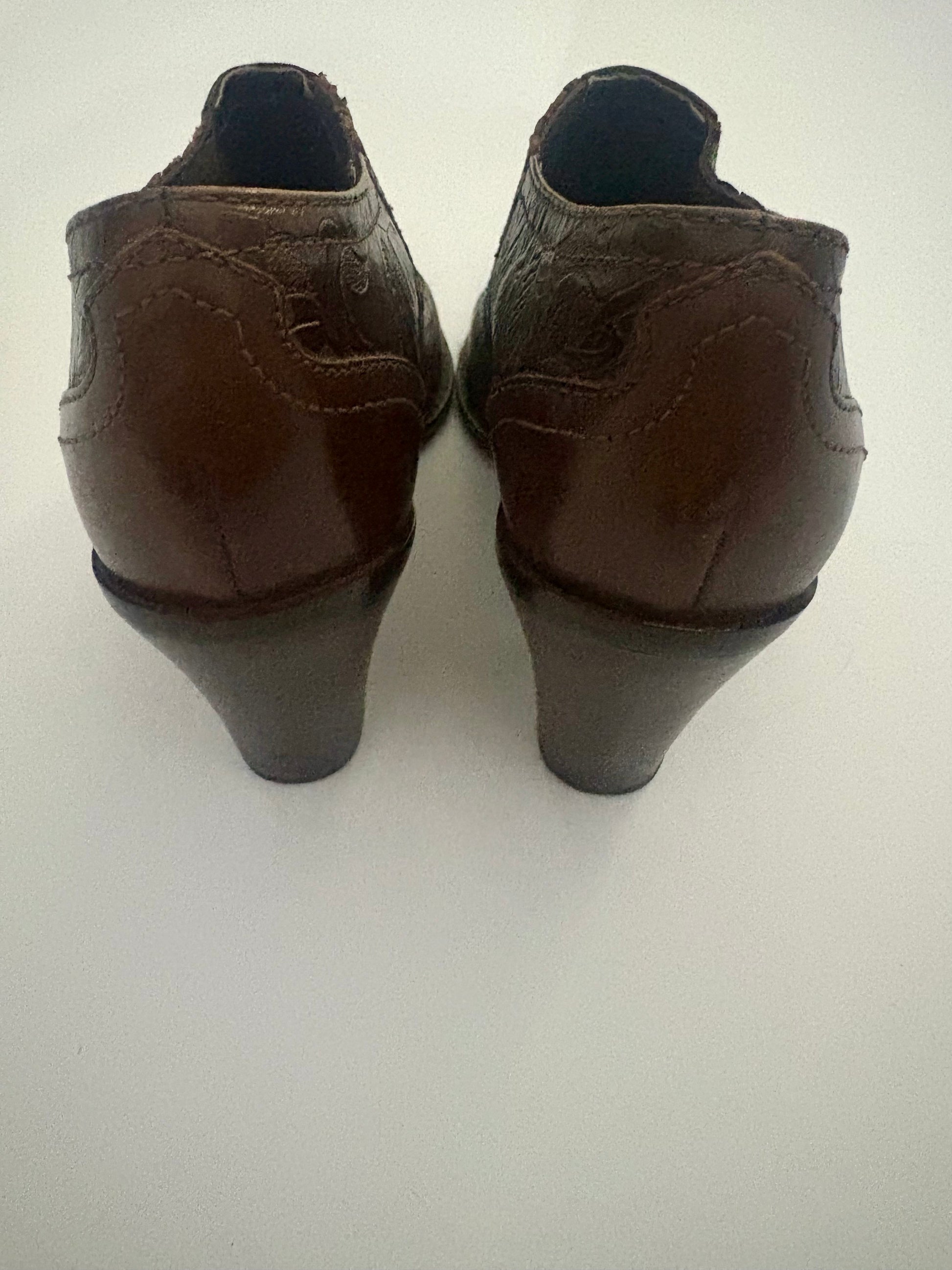 Antonio Melani Embossed Boots - Size 8