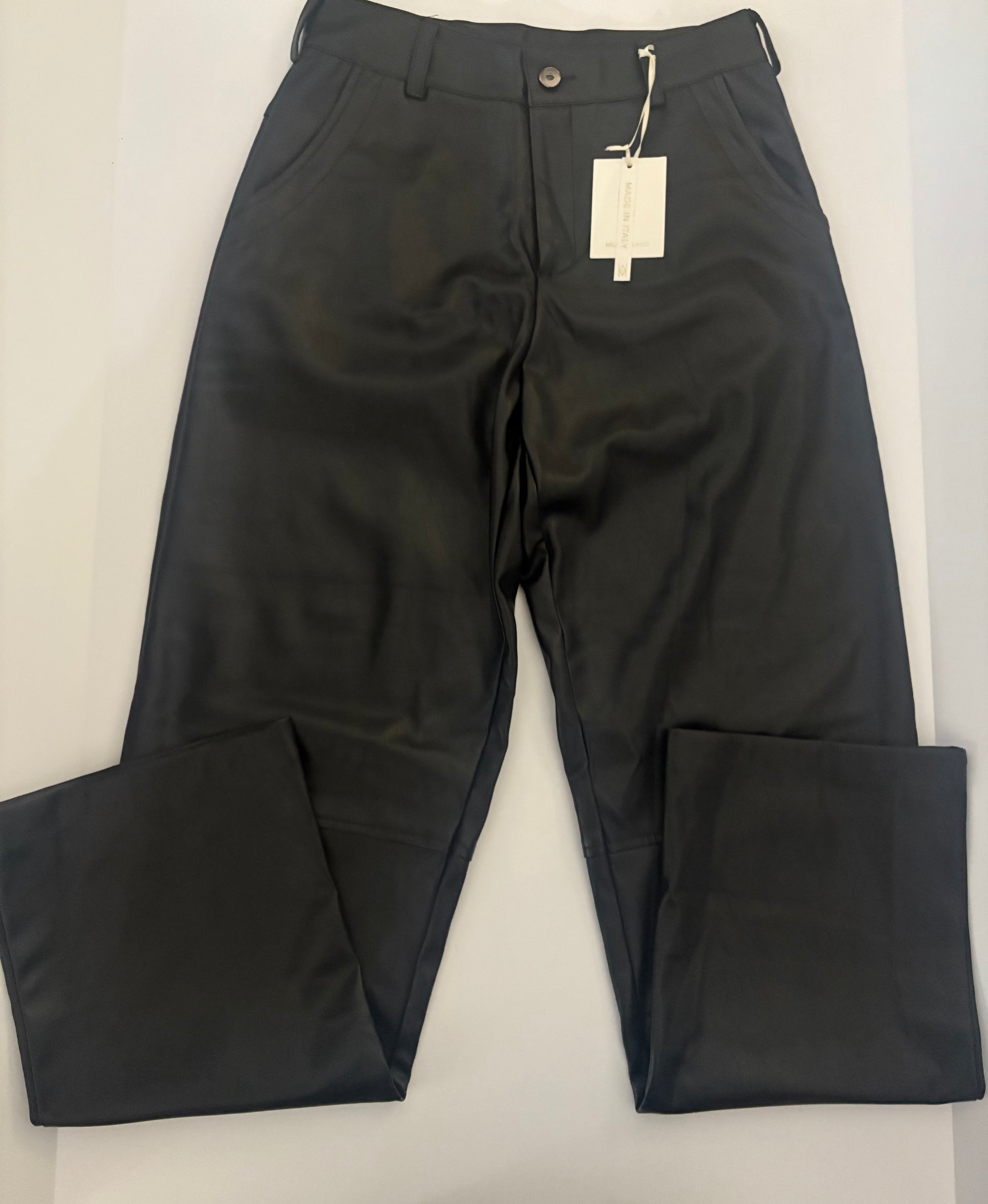Milio Milano Faux Leather Pants - Size Small